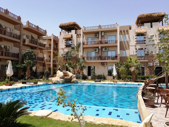 Studio-Apartment im Jungle Resort-Magawish-Hurghada-Aegypten